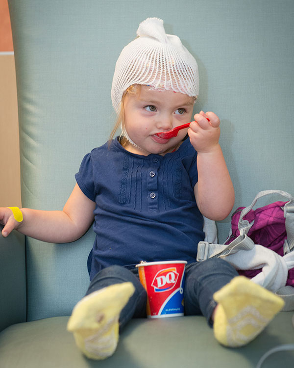 Little Girl Eating DQ Little Girl Eating DQ